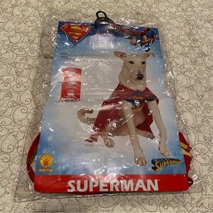 Rubie's Red and Blue Medium Superman Dog Costume